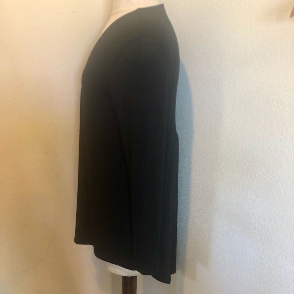 Painted Threads Long Black Cardigan - Picture 6 of 8